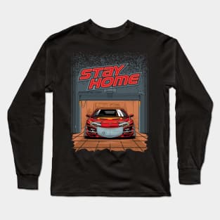 Toyota Supra Stay Home Long Sleeve T-Shirt